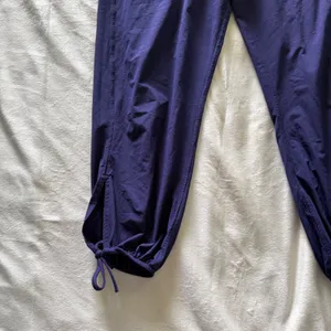 Lululemon Om Pants Purple High Rise Yoga‎ Joggers Adjustable Hem Size 6 thumbnail 8