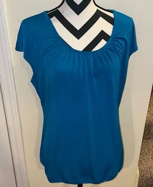 Womens Blue Shirt Size L thumbnail 1