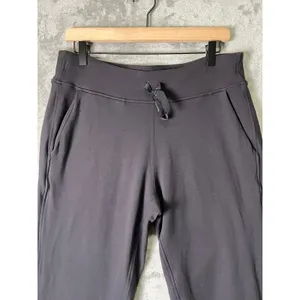 Lululemon Black High‎ Rise Drawstring Tapered Jogger Pants Women's Size 10 thumbnail 2