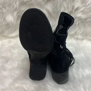 Koolaburra by UGG Women's Kenz Black Suede Tassel‎ Ankle Boots, Size 9 D23 thumbnail 11