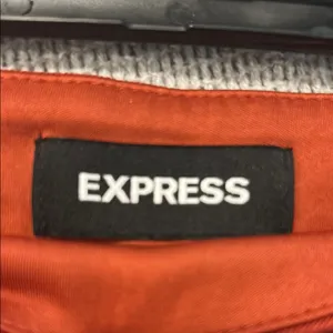 Express High Waist Red Shorts thumbnail 2
