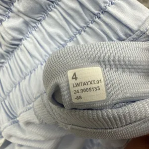 Lululemon Hotty Hot Shorts High Rise 4" Blue Linen Athletic Athleisure Women's 4 thumbnail 6
