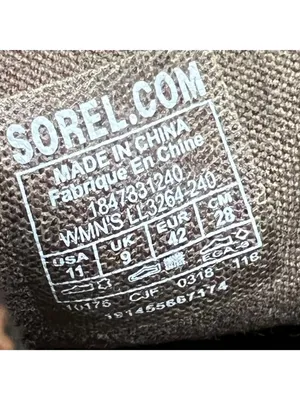 Sorel Lolla Leather Ankle Booties Brown Slip-On Waterproof Size 11 thumbnail 6