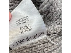 Anthropologie Nomad Morgan Carper Fringe Sweater Dress Gray Western Size Small thumbnail 10
