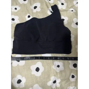 Lululemon Black One Shoulder Sports Bra thumbnail 4