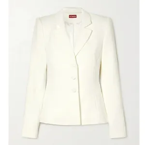 NEW STAUD Carson Paneled Stretch-Crepe Blazer Size Medium thumbnail 3
