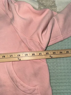 Lululemon Scuba Oversized 1/2 Zip Hoodie Pink Mist M/L thumbnail 2