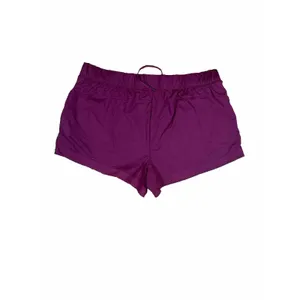 Avia‎ Women Running Athletic Gym Shorts XL Burgundy Mesh Hem Pockets Drawstring thumbnail 7