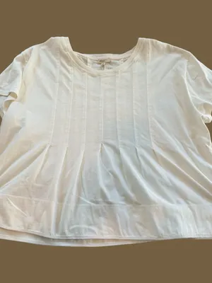 Pilcro White Short-Sleeve Knit Tee thumbnail 2