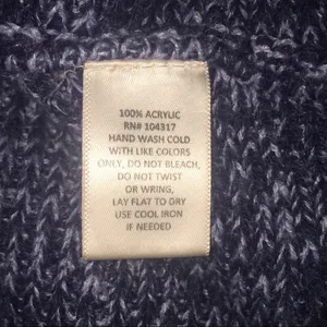 Heathered Blue Derek Heart Open Front Cardigan Size Medium thumbnail 11