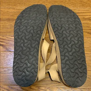Birkenstocks | Papillo Brand Sandals Ankle Buckle Size 42 Women 11.5 Neutral Tan thumbnail 5