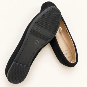 A New Day Neve Black Microfiber Square Toe Memory Foam Ballet Flats 6.5 thumbnail 7