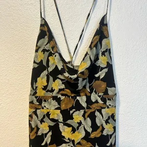 Anthropologie beautiful Black Floral Dress thumbnail 2
