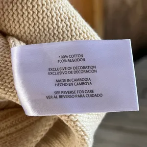 Gap Women's Long Sleeve Taupe Crew Neck Sweater Size L. NEW thumbnail 7