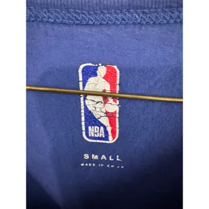 NBA Philadelphia 76ers Women's Blue Graphic‎ T-Shirt Small Stripe Sleeve Tee thumbnail 4