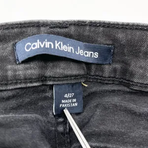 Calvin Klein Womens Jeans Size 4 High Rise Jegging Black Classic Minimal Stretch thumbnail 8