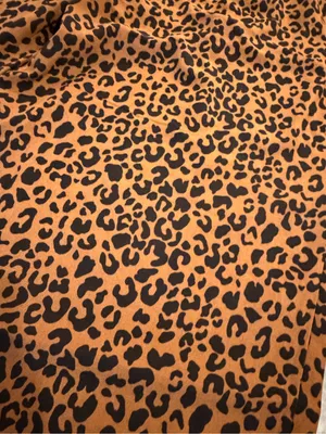Source Unknown Leopard Print Pants - Brown & Black thumbnail 2