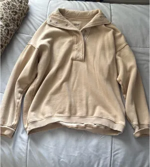 Aerie Getaway Quarter Snap Sweatshirt thumbnail 4