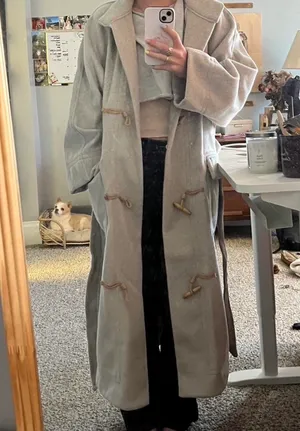 Free People Alma Duffle Coat Beech thumbnail 3