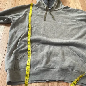 Columbia Hoodie Womens 1X Pullover Taupe Brown Fleece Granola Outdoor Hiking thumbnail 7