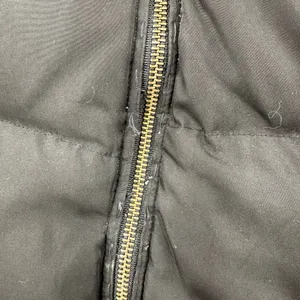 Calvin Klein size Large black hooded puffer coat jacket duck down & feather fill thumbnail 5