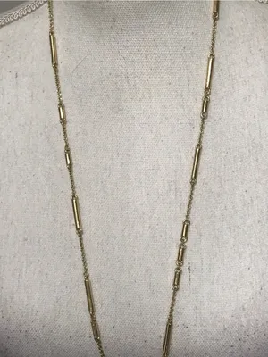 Kate Spade New York Raising the Bar Long Scatter Necklace – Gold tone thumbnail 3