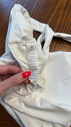 Workout Top White Size M thumbnail 3