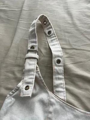 Carhartt Cream Denim Corset Tank with Adjustable Straps thumbnail 2