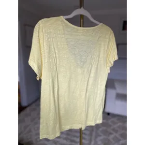 Old Navy Cardigan Buttery Yellow Button Front Tee Soft Summer Lounge Spring Vaca thumbnail 3