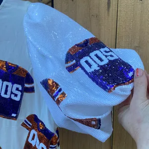 Queen of Sparkles Clemson Gameday Football Jersey Tshirt Dress XS Orange Purple thumbnail 5