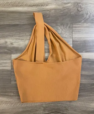 ZARA Gold Crop Top thumbnail 2