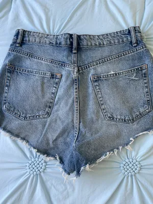 ZARA Jean Shorts High-Waisted thumbnail 7