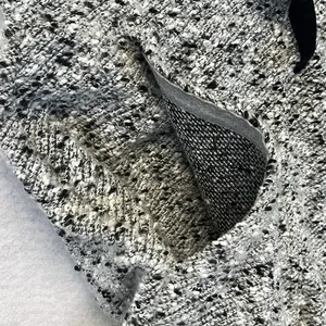 LOU GREY for LOFT Skirt Medium Black White Gray Tweed Pencil Mini‎ Drawstring thumbnail 9