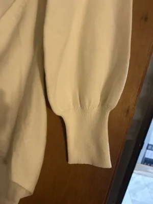 Gorgeous creamy white lightweight sweater dress thumbnail 4