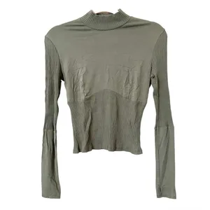 ONLY HEARTS Corset Tee in‎ Olive Sz S thumbnail 2