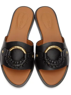 See by Chloe Black Hana Sandals thumbnail 1