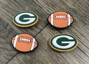 Crocs Green Bay Packers Football Team Sports Charm For Shoe Charms - 4 Pieces thumbnail 1