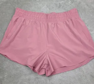 Women’s Under Armour Flex Woven 2 In 1 Shorts 2XL Pink Workout Exercise‎ thumbnail 1