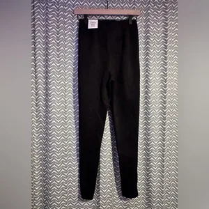 NWT Zara | Velour Velvet Hi-Rise Legging, Size XS thumbnail 3