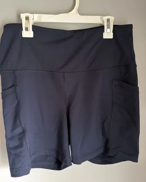 Navy blue biker shorts Size L thumbnail 1