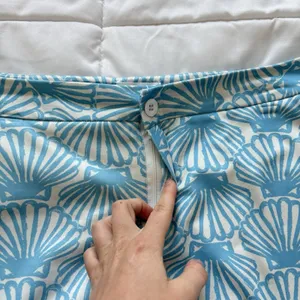 Womens Large‎ Golf Tennis Skort Skirt Blue Floral Activewear Outdoor Breathable thumbnail 5