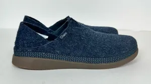 Chaco Revel Women’s 9.0 Navy Blue Felt Slip On Slippers LUVSEAT JCH108906 thumbnail 1