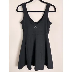 Beyond Yoga Spacedye Movement Dress Darkest Night Charcoal Gray XS Activewear thumbnail 2