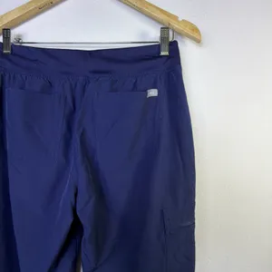 FIGS Womens zamora Freex Jogger Scrub Pants Navy Blue scrubs medical Size small thumbnail 6