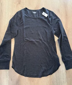 Old Navy Long Sleeve Top Black thumbnail 1