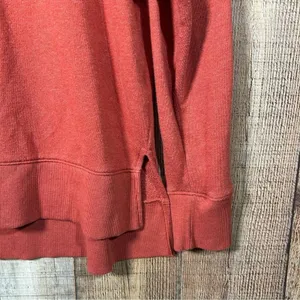 Oversized Rust Crewneck Sweatshirt Medium Relaxed Fit Soft Autumn Cozy Pullover thumbnail 2
