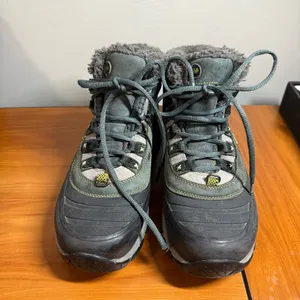 Merrell Winterlude Black Green Lace Up Insulated Hiking Waterpoof Boot Women 7.5 thumbnail 2