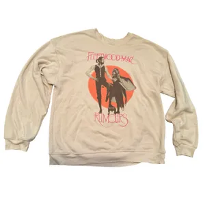 DAYDREAMER Fleetwood Mac Rumors BF Crew Sweatshirt Size Large MSRP $148 thumbnail 4