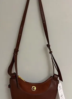 Time And Tru New! Brown Olivia Cross Body Purse thumbnail 1