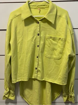Free People Movement Shacket Button Down Shirt thumbnail 2